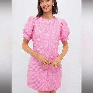 Tuckerneck Tweed Pink Dress